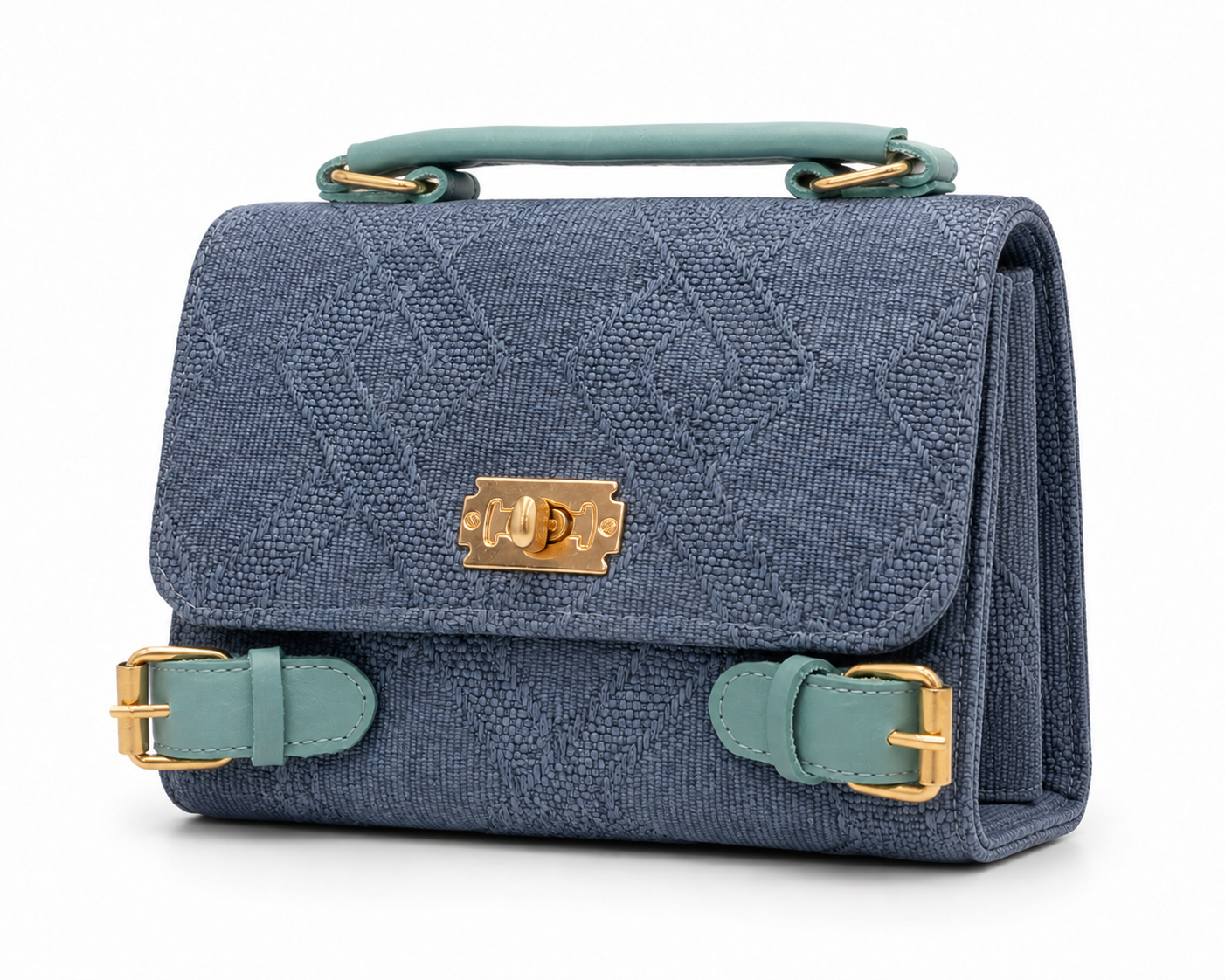 Stylish Blue Crossbody Bag