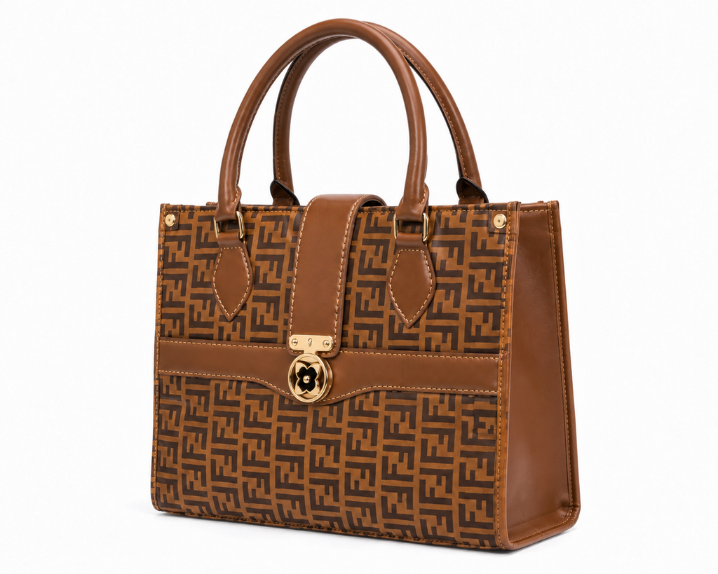 Elegant Brown Handbag