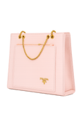 Pastel Pink Prada Saffiano Chain Bag