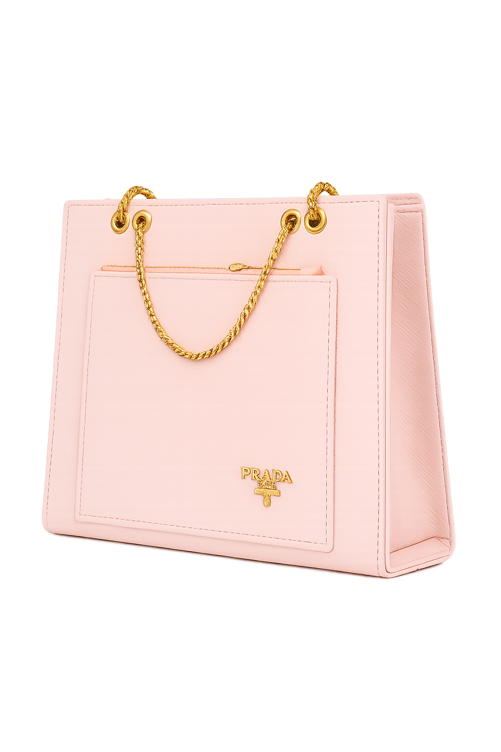 Pastel Pink Prada Saffiano Chain Bag