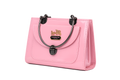 Pink Coach Handbag with Gunmetal Hardware